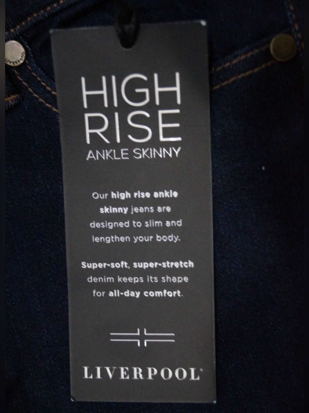Liverpool Jeans Company Indigo High-Rise Skinny Jeans - Picture 9 of 12